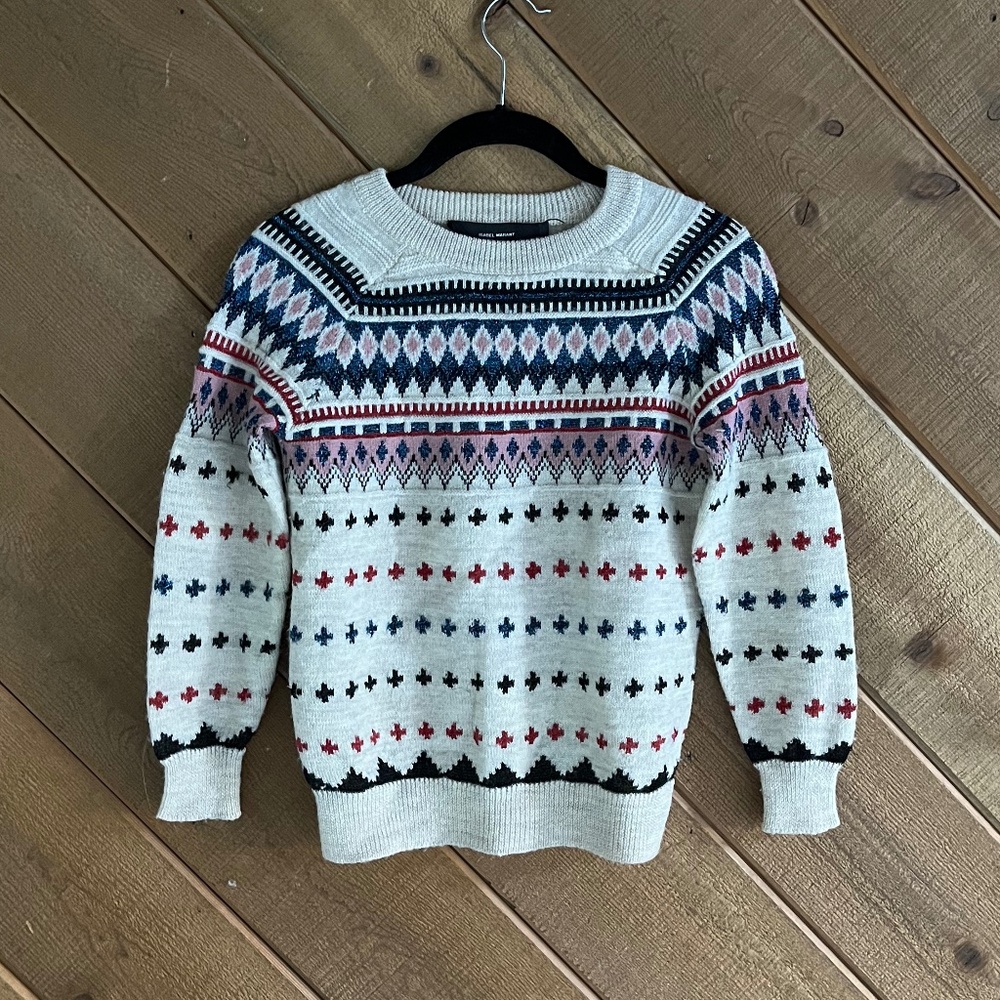 Isabel Marant Winter Holiday Sweater, Size 34/ XS